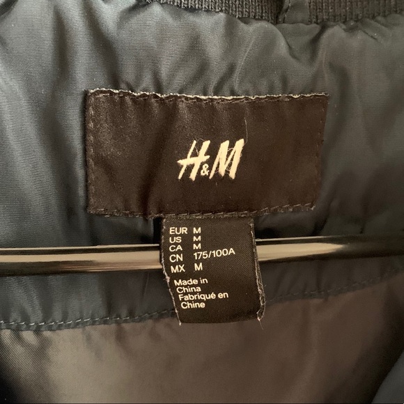 H&M men’s winter hoodie jacket - Picture 3 of 3